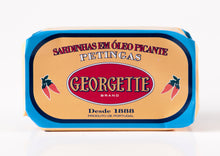 Load image into Gallery viewer, Georgette - Small Sardines in Spicy Vegetable Oil