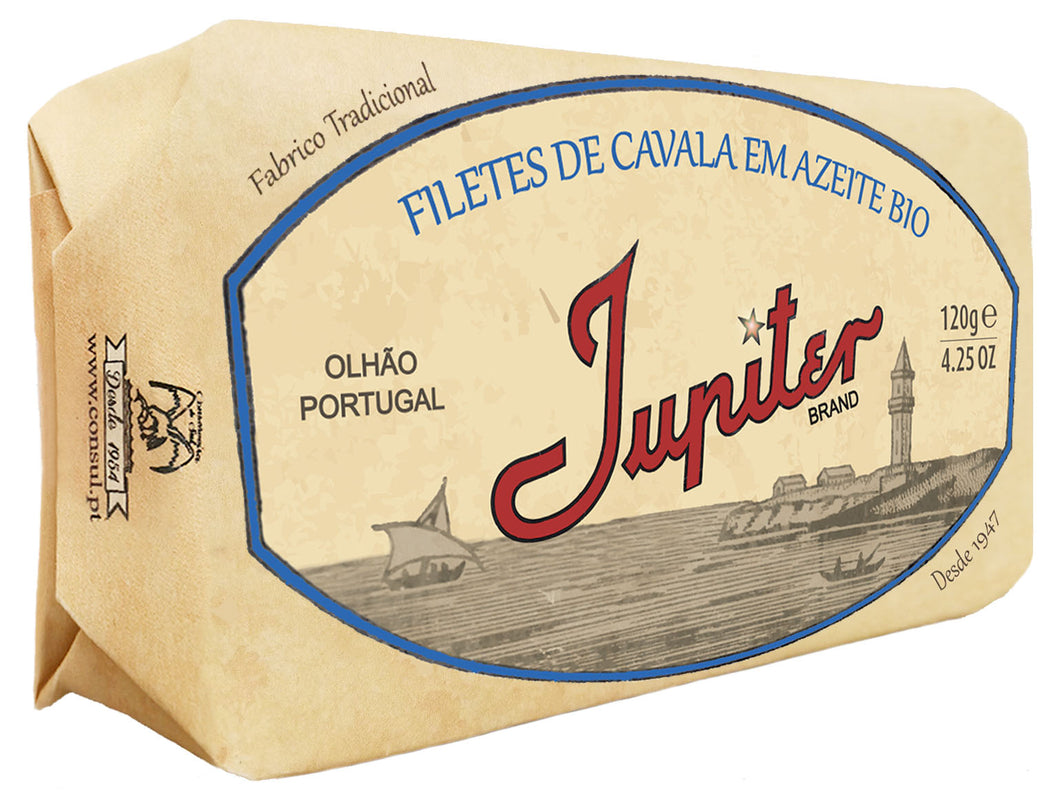 Jupiter - Mackerel Fillets in Organic Olive Oil