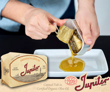 Load image into Gallery viewer, Jupiter - Skinless &amp; Boneless Sardines in Organic Olive Oil
